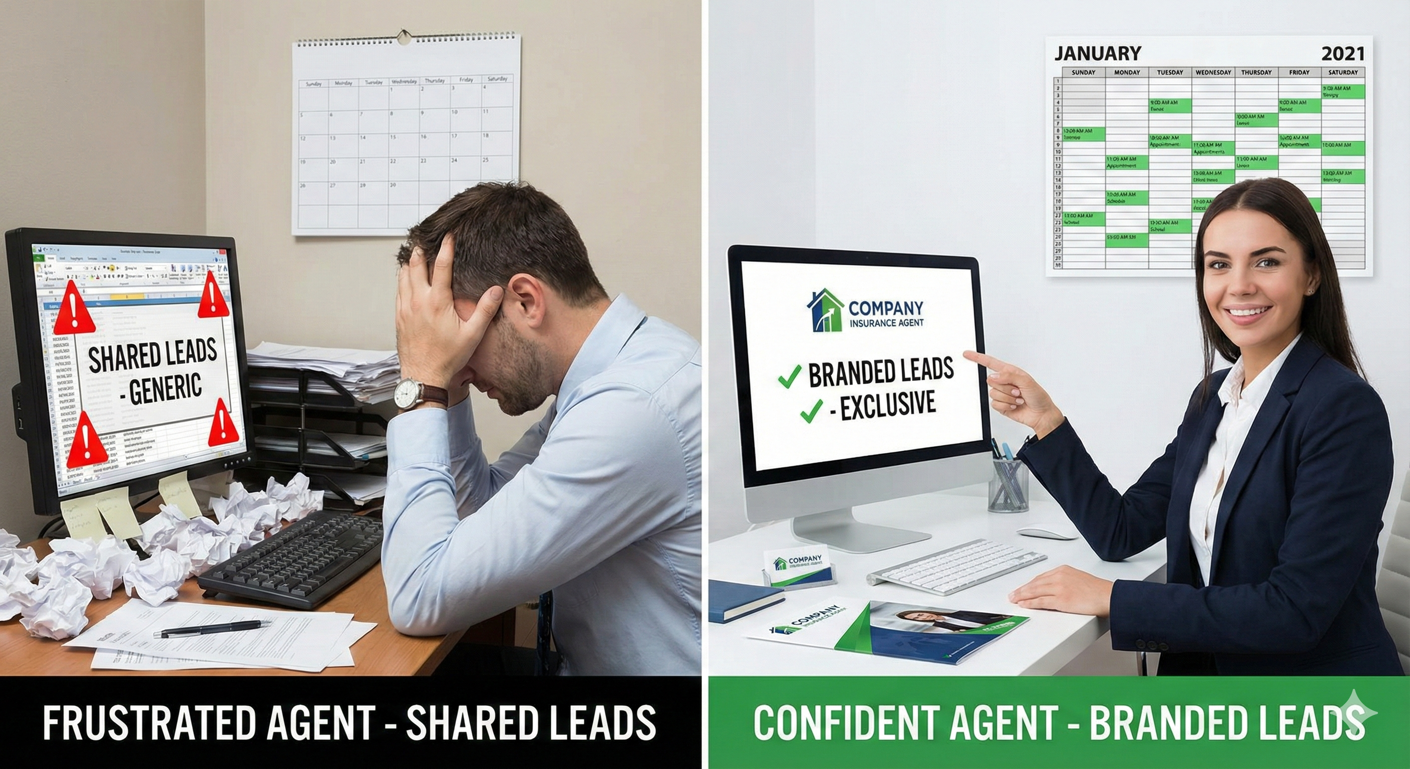 Comparison: Buying life leads vs branded life lead system